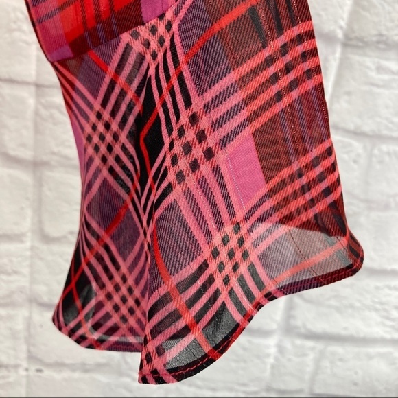 NWT - Jack by Bb Dakota Cherry Red Shirt Chiffon Dress. Size Small NWT - Picture 11 of 14